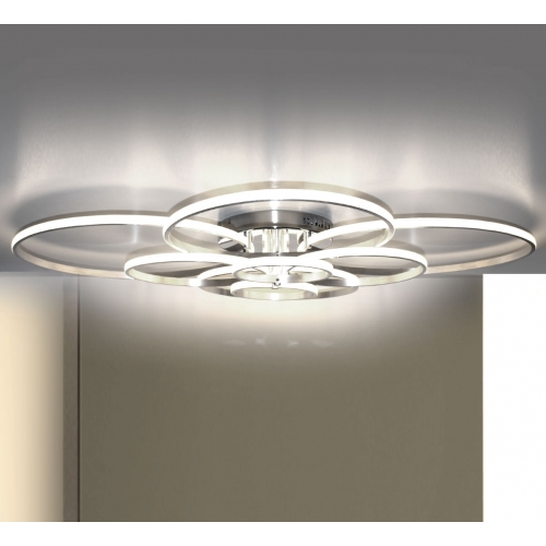 Srebrny plafon LED 110x90cm 4000K 70Watt - P140